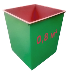 Металлический универсальный контейнер 0,8 куб. м